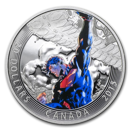 2015 Canada 1 oz Silver Iconic Superman™ - Superman Unchained 2015 Canada 1 oz Silver Iconic Superman™ - Superman Unchained